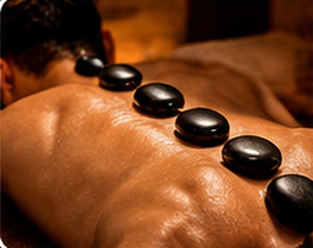 Hot stone massage